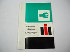 IHC 433 - 833 554 - 856 955 - 1455 XL Hydrostatische Lenkung Werkstatthandbuch