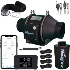 Growbox Abluft Set mit App
