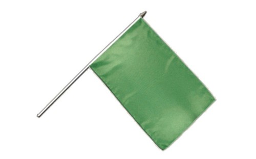Einfarbig grün stockflagge - einfarbig,