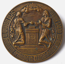 Große Bronze Medaille Ø 80