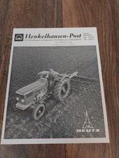 Original Henkelhausen Post Deutz Serie 06 Hauszeitschrift Traktor Schlepper