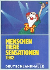 Zirkus Circus - MTS BERLIN - Programmheft 1982 mit Artistik aus der DDR