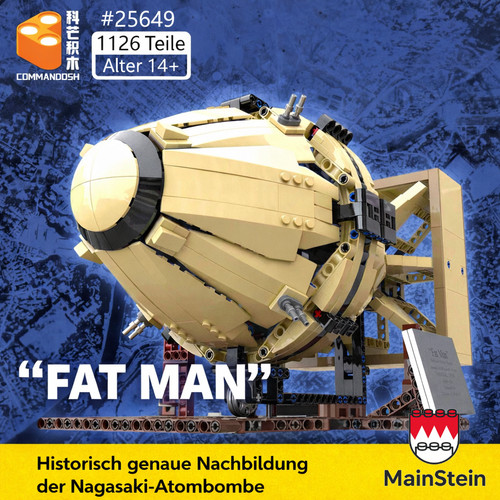Fat man modell klemmbausteine - man,