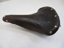 Vintage BROOKS Oldtime Fahrradsattel Braun Ledersattel Made In England