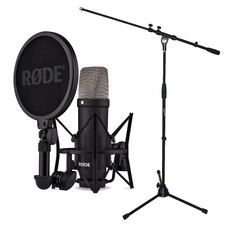 Rode NT1 Signature Black Studio-Mikrofon Kondensatormikrofon + keepdrum Stativ
