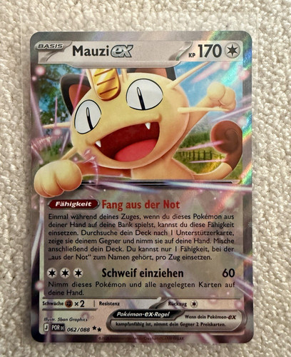 Pokémon tcg mauzi 062 - pokémon, ex