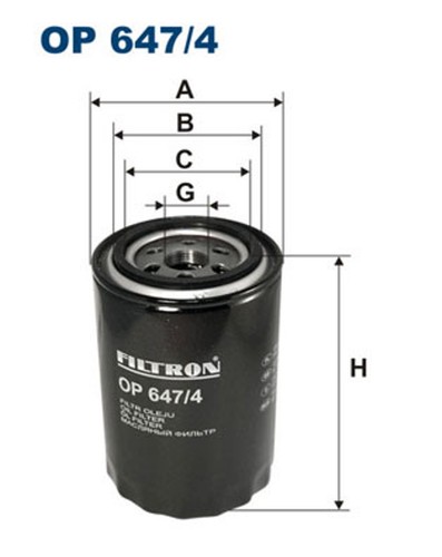 ölfilter filtron 647 - Ölfilter,