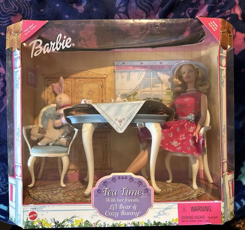 Tea time barbie with lil - barbie, bear