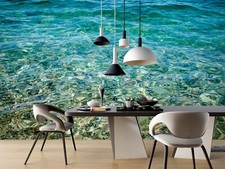 3D Wasser Steine Q7142 Tapete