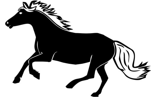 Aufkleber pferd - aufkleber,