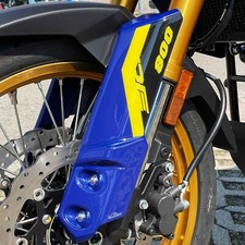 Kotflügelschutz Aufkleber Gel 3D Motorrad Suzuki V-Strom 800 DE gelb kompatibel