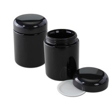 Weithalsdose aus violettglas - weithalsdose,
