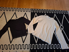NEU H&M Häkel-Pullover + Shirt 134/140 spitze boho hippie öko clean chabby zar 1