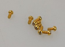 Breitling Crosswind Lünetten Schrauben vergoldet  13055 13355 8 Stück