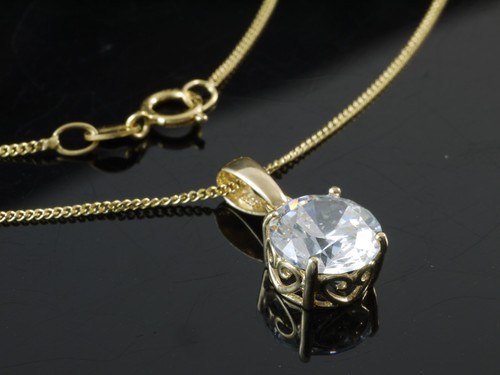 585 goldkette mit anhänger - goldkette,