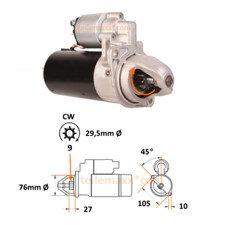 Starter für Lombardini 7LD