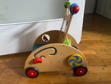 Lauflernwagen HABA aus Holz - HABA Entdeckerwagen, B: 32 cm; H: 49 cm; L: 47 cm;