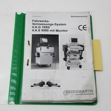 VAG1995 VAS5080 Achsmessgerät  Betriebsanleitung Bedienungsanleitung 