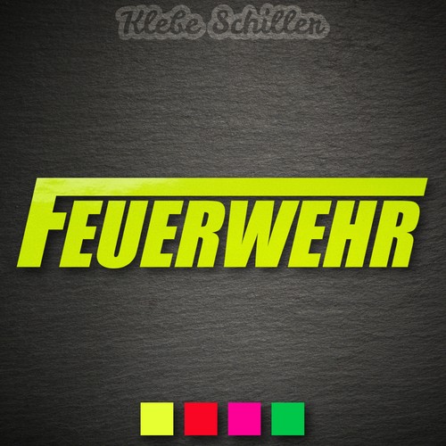 14437 feuerwehr aufkleber - feuerwehr,