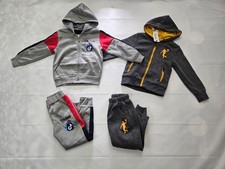 Kinder Jogginganzug PAKET Jungen Trainingsanzug 4Tlg Jacke Hose Gr 98/104
