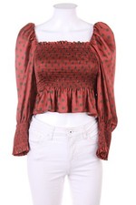 ZARA Bluse Satin Punkte S