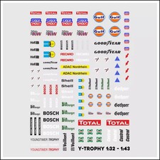 Waterslide Decal 1:32 - 1:43