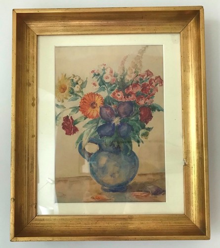 Antikes aquarell stillleben - antikes,