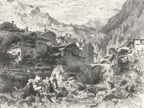 Schweiz dorf pass - &, von