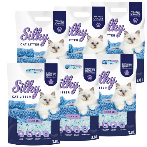 Silky silikat katzenstreu - silky,