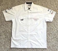 Porsche Motorsport Puma Hemd | Original | Selten | Vintage | Größe M | Weiß