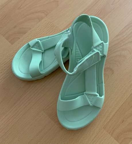 Damen riemchen sandalen - damen, grün