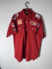 Ferrari Marlboro F1 Michael Schumacher Vintage 90’s 1996 Racing Button Shirt