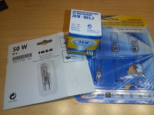 Halogen stiftsockel 12v - halogen,