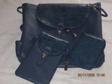 Damen - Rucksack - Handytasche - Geldbeutel  - SET -NEU