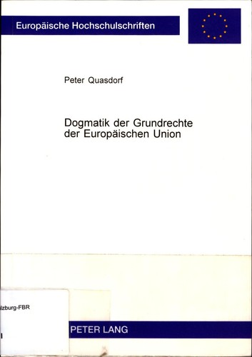 Dogmatik der grundrechte - grundrechte,