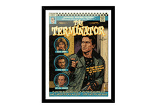 Terminator Vintage Comic Print