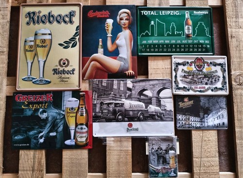Konvolut blechschild bier - konvolut,