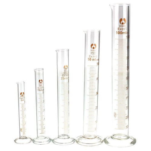 Messzylinder aus glas - messzylinder,