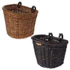 Basil Darcy L Fahrrad VR Korb Vorderrad Rattan Flechtkorb Damen Natur Geflecht