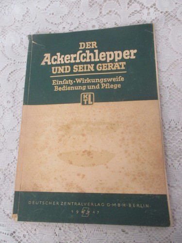 1947 der ackerschlepper und - ackerschlepper,