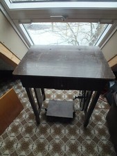 Schöne alte HAID & NEU Nähmaschine Nähmaschinengestell und Fußantrieb Karlsruhe