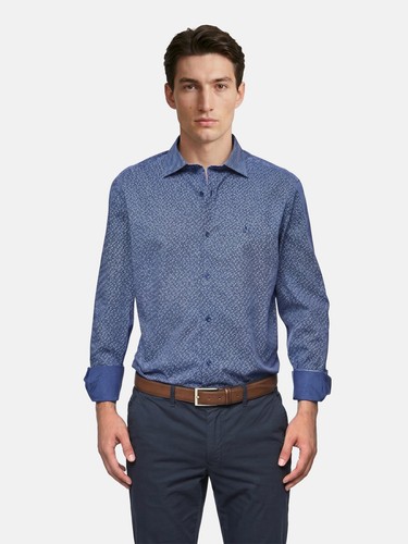 Herren hemd segeln blau - herren,