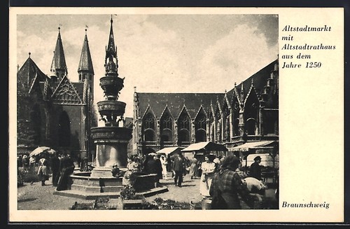 Braunschweig altstadtmarkt - braunschweig,,