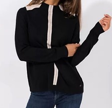 BASLER® Pullover, 1/1-Arm Kontrasteinsatz Stehkragen.