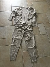 Hose + Jacke Loungewear Damen The Good Cashmere Standard Tchibo Gr. 36/38 Beige