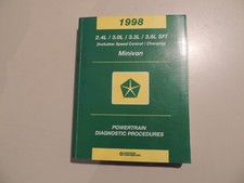 Diagnostic manual Werkstatthandbuch Town & Country Caravan Voyager / Grand 1998