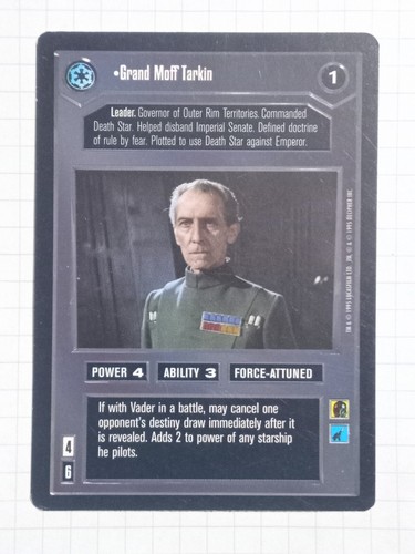 Grand moff tarkin star - tarkin, *
