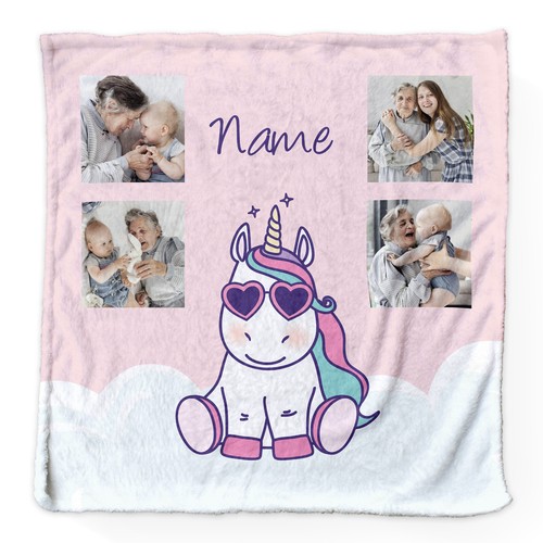 Einhorn cartoon personalisiert - einhorn,