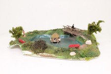 Busch 658 H0 Teich Ententeich Badesee mit Figuren