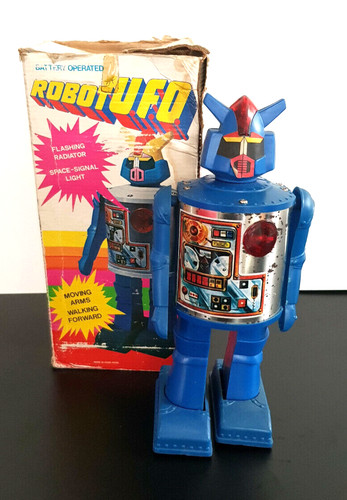 Vintage robot ufo durham - vintage, ufo"
